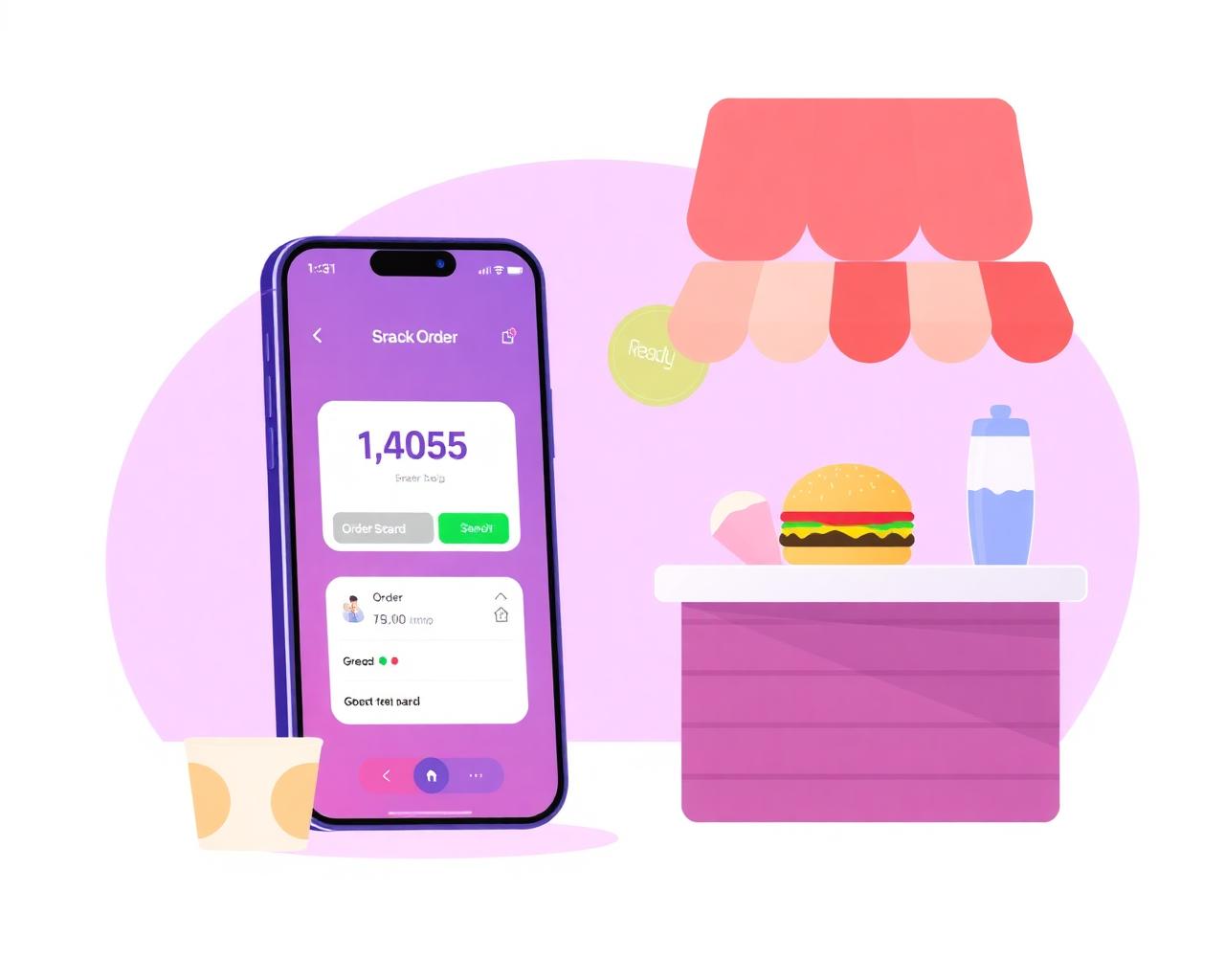 Cliente acompanhando pedido pelo celular